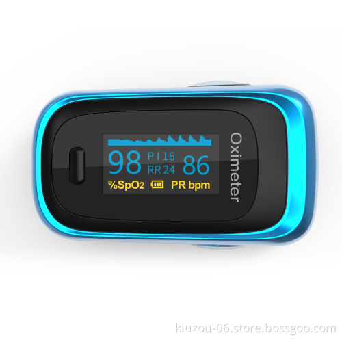 Medical equipment OLED display bluetoot h pulse oximetre OEM Spo2 portable pulse oximete